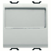 Koros - White illuminated doorbell button with 2 modules to choose from
